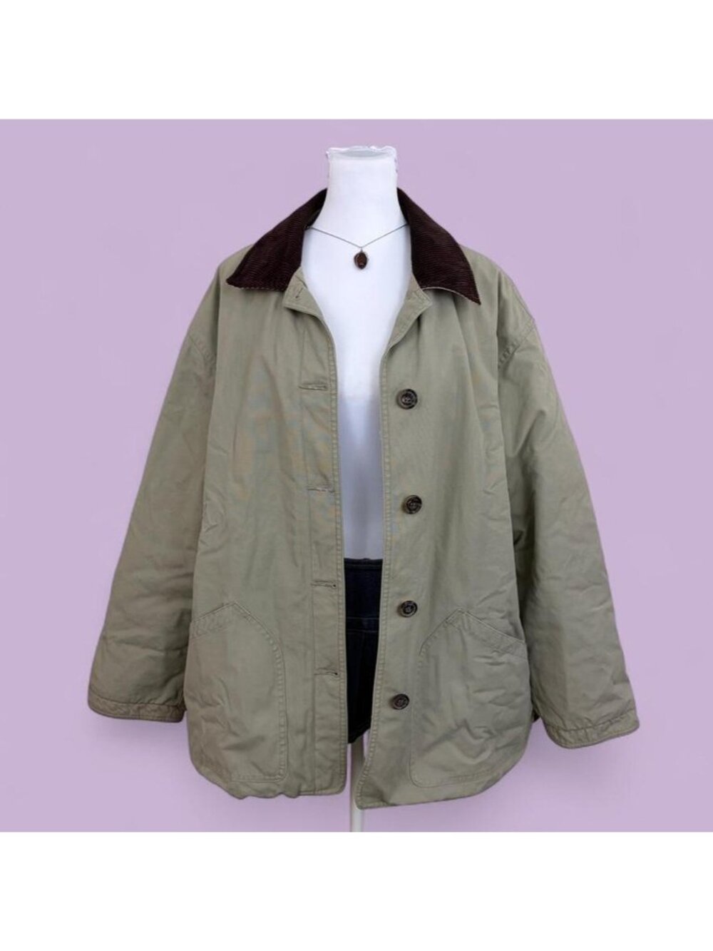 y2k plus size chore coat barn jacket
